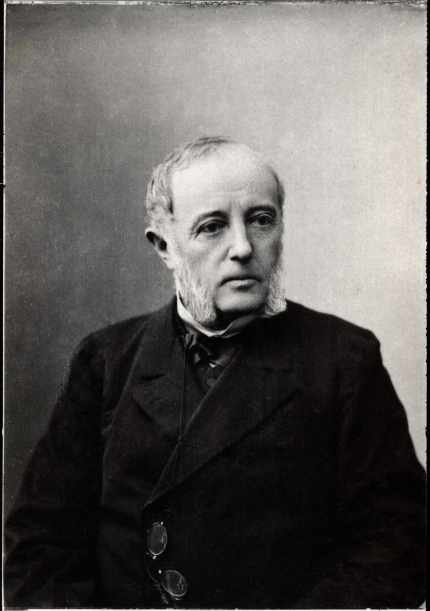 Portret Rene Czara (1828-1905), francuskiego polityka. autorstwa French Photographer