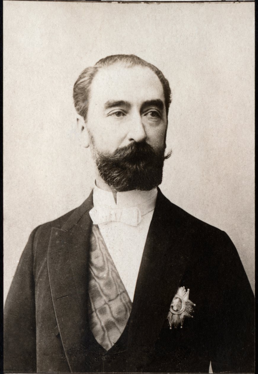 Portret Sadi Carnota (1837-1894), francuskiego polityka. autorstwa French Photographer