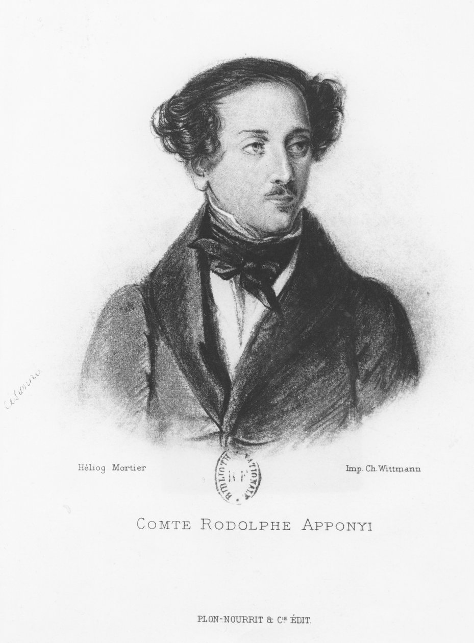 Hrabia Rodolphe Apponyi autorstwa French School