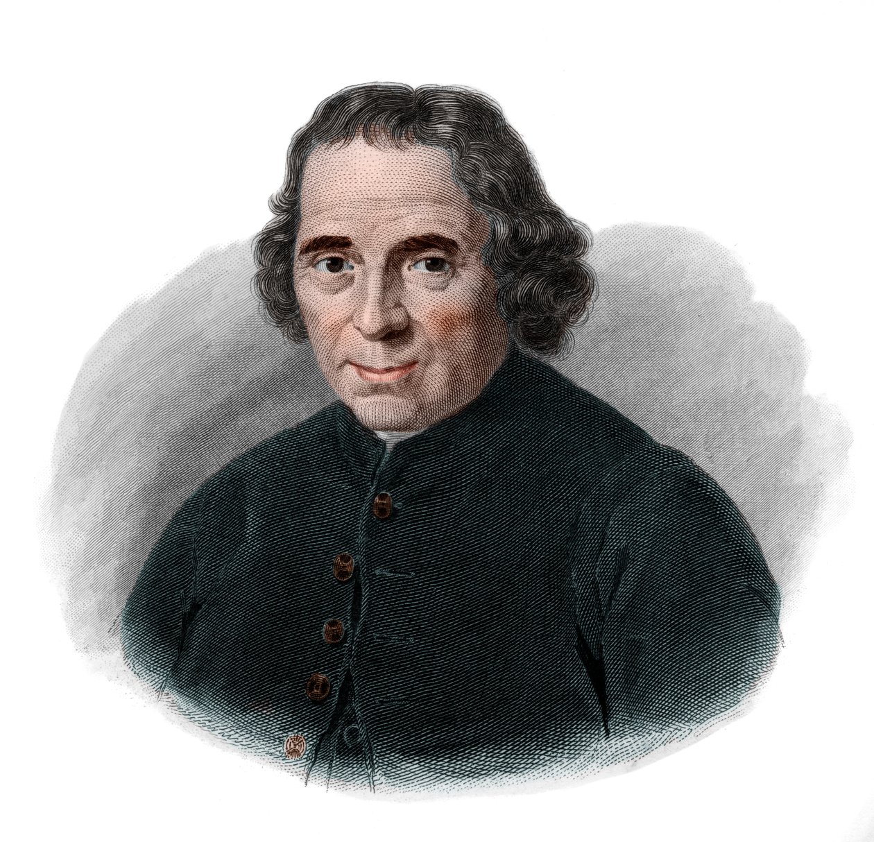 Portret Jeana (Jan) Nieuwenhuyzena (1724-1806), pastora menonickiego. autorstwa French School