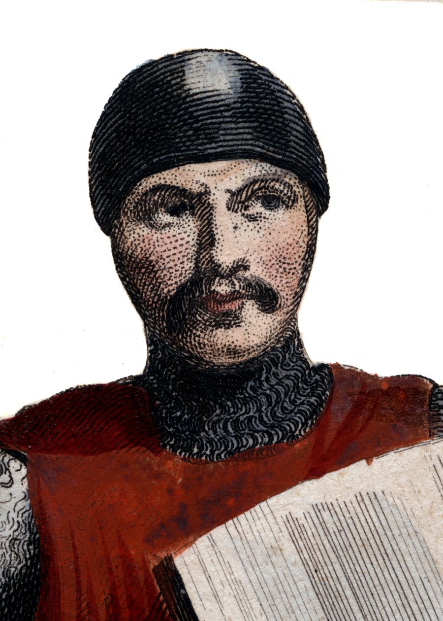 Portret Roberta IV Mocnego (Rutperta) (ok. 815-866), hrabiego Orleanu. autorstwa French School