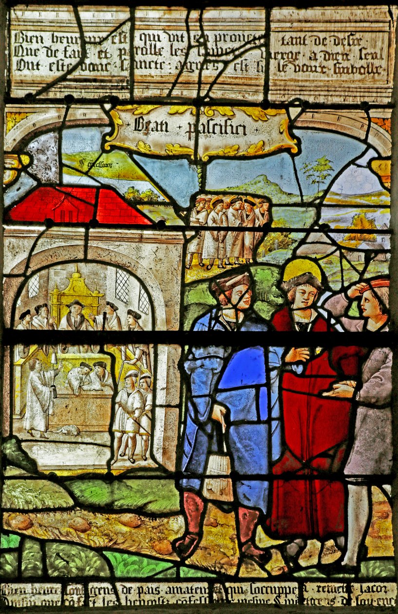 Сайхан сэтгэл, Église Sainte-Tanche de Lhuître, Энх тайвныг тогтоогчид ерөөлтэй еэ! autorstwa French School