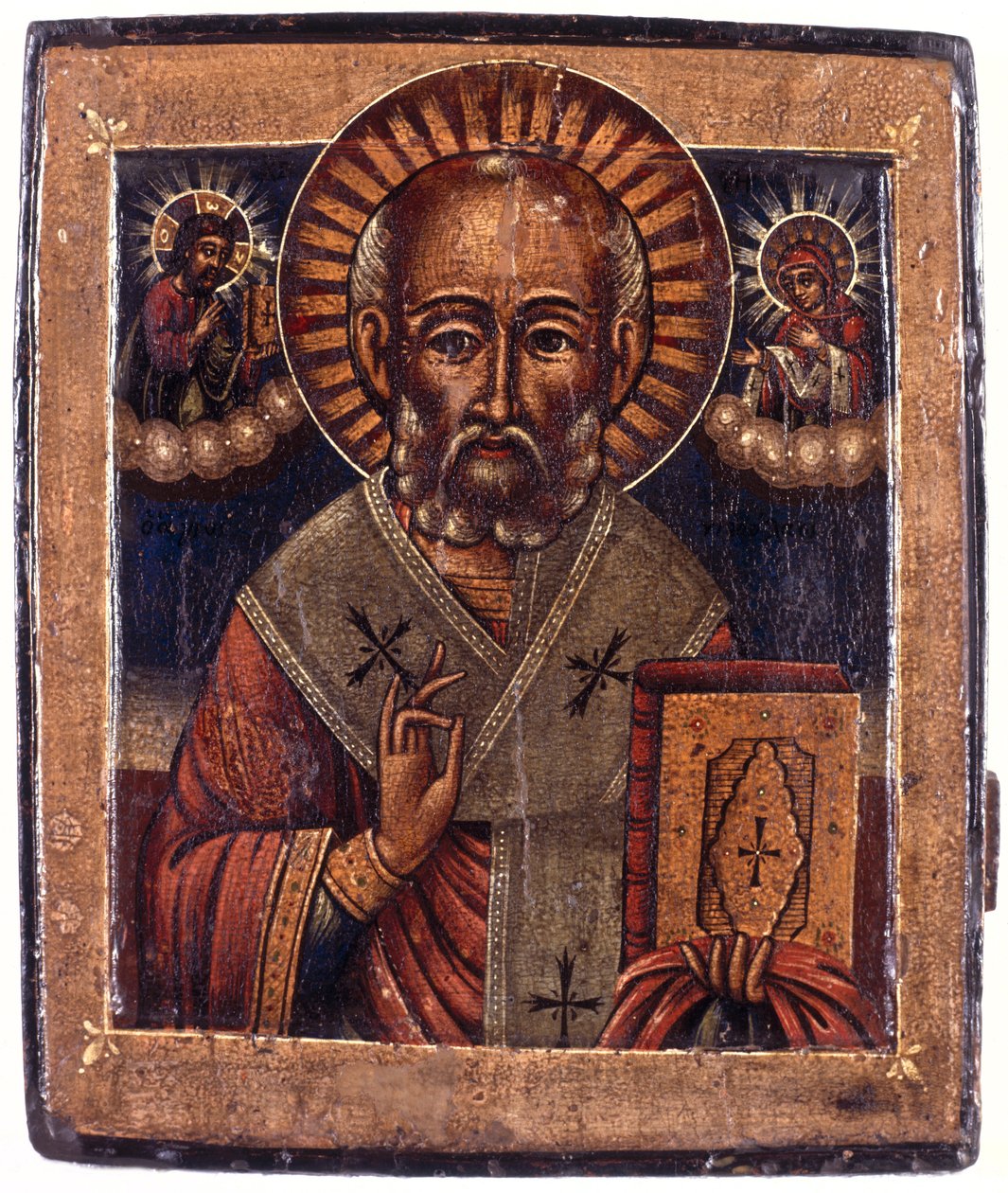 Św. Mikołaj, poł. XVIII w. (tempera na desce) autorstwa Greek School