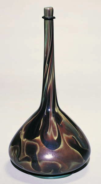 Butelka, Murano, 1500-25 (szkło Calcedonio) autorstwa Italian School