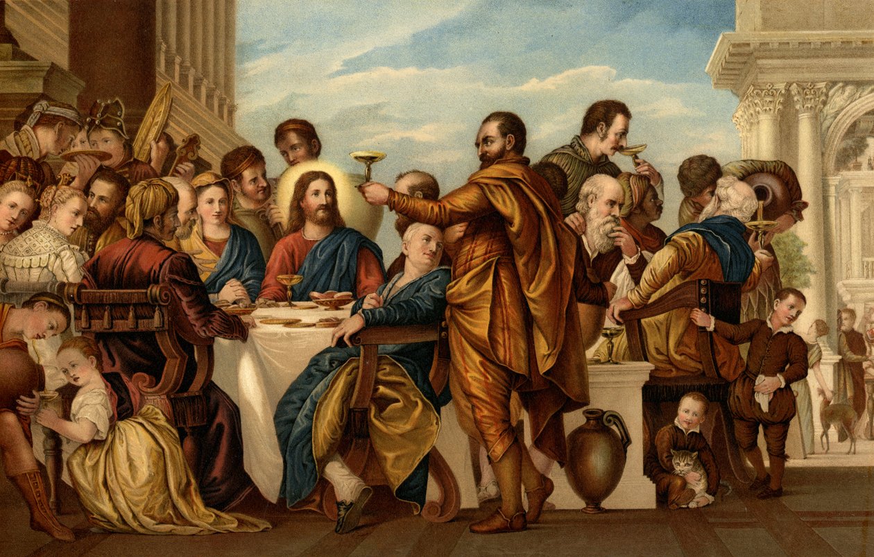 Małżeństwo w Kana autorstwa after Veronese
