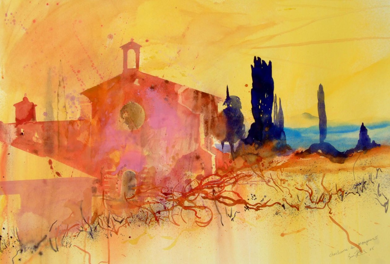 Charterhouse of Mougeres II autorstwa Simon Fletcher