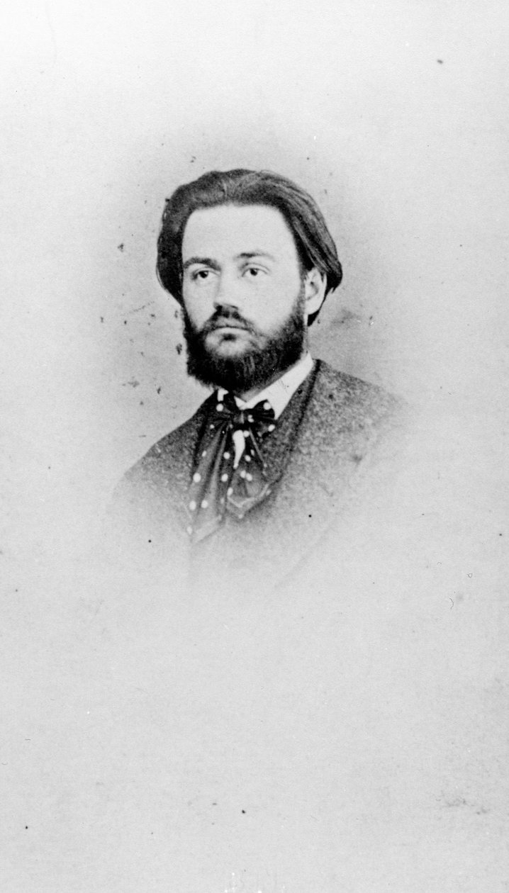 Emile Zola (1840-1902) w wieku 25 lat, ok. 1865 r. autorstwa A. Pinsard