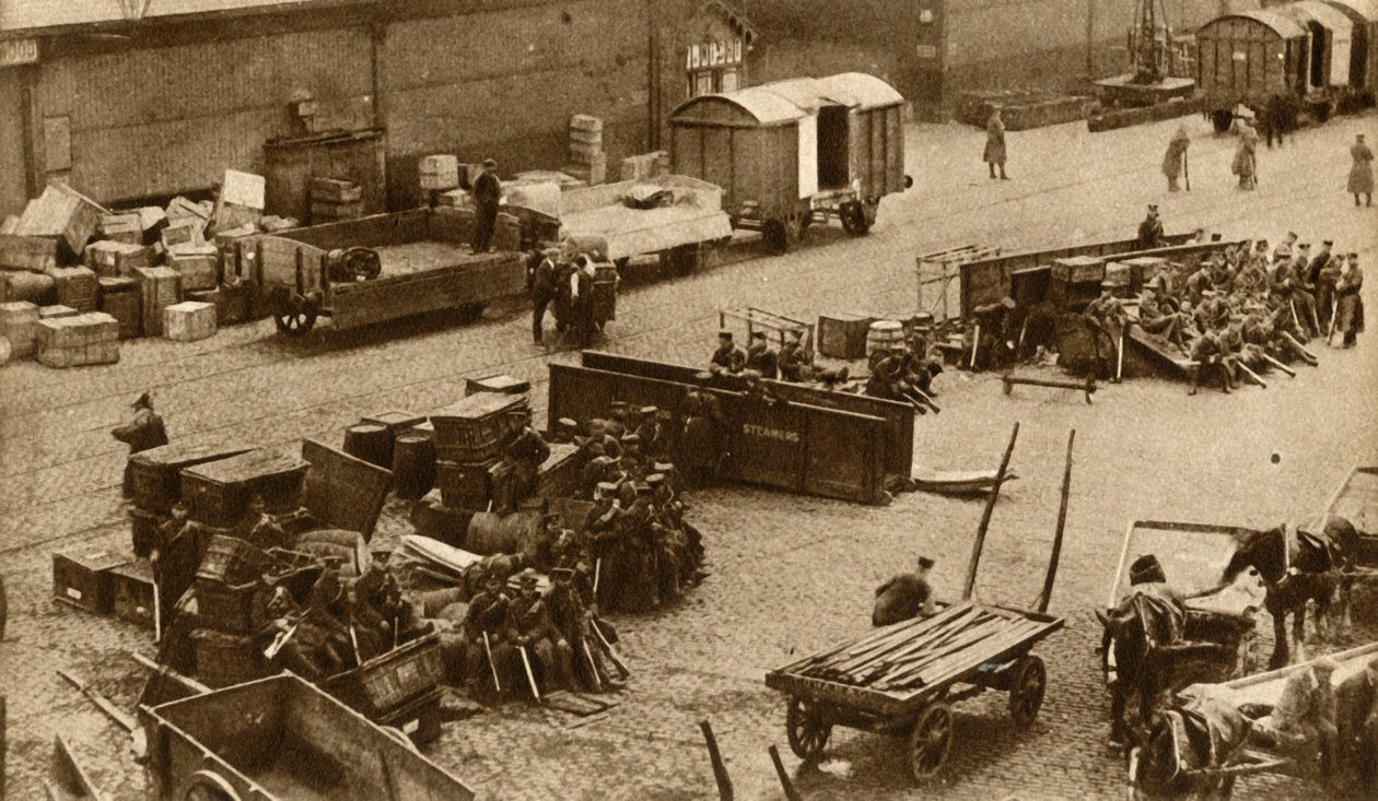 „Kłopoty w Belfaście”, 1907, 1933. autorstwa AE Brown