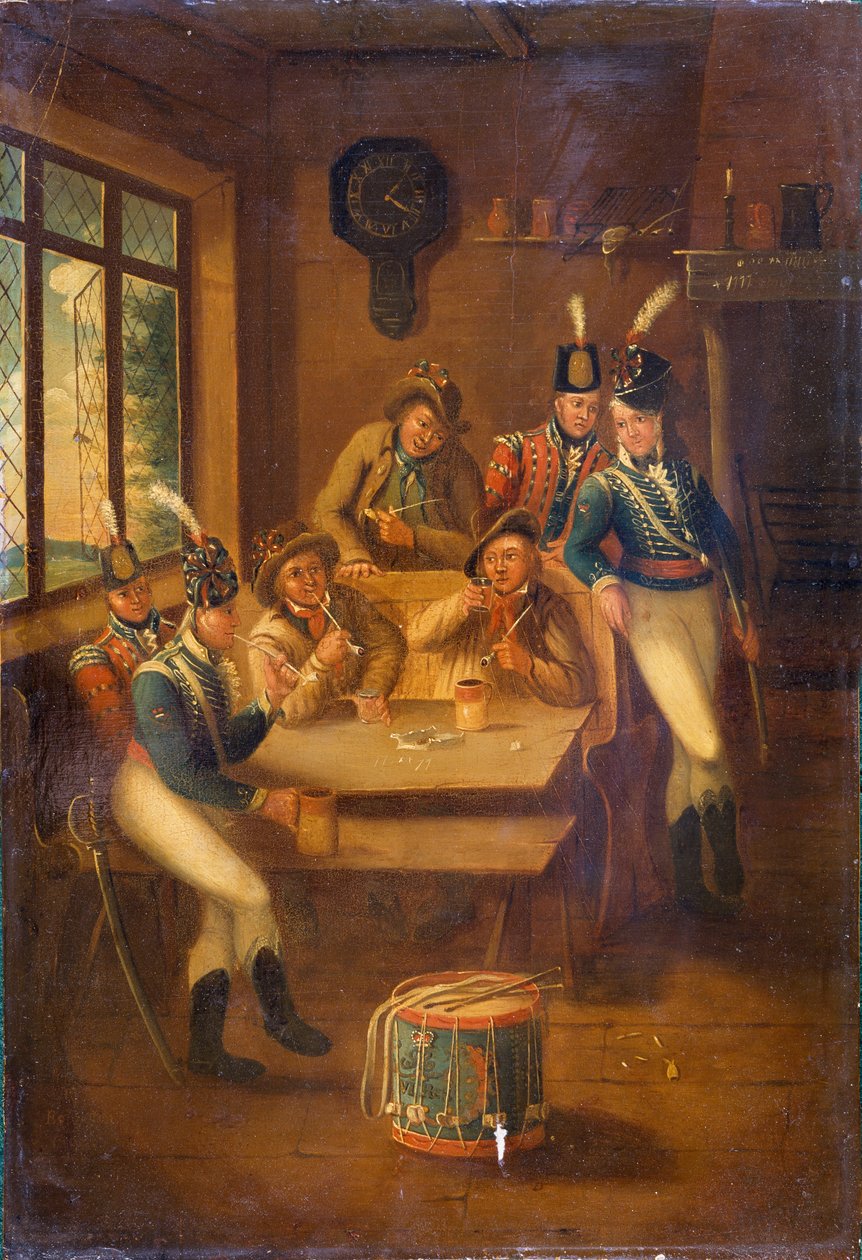 Partia werbunkowa, 1805 autorstwa A.E. Eglington