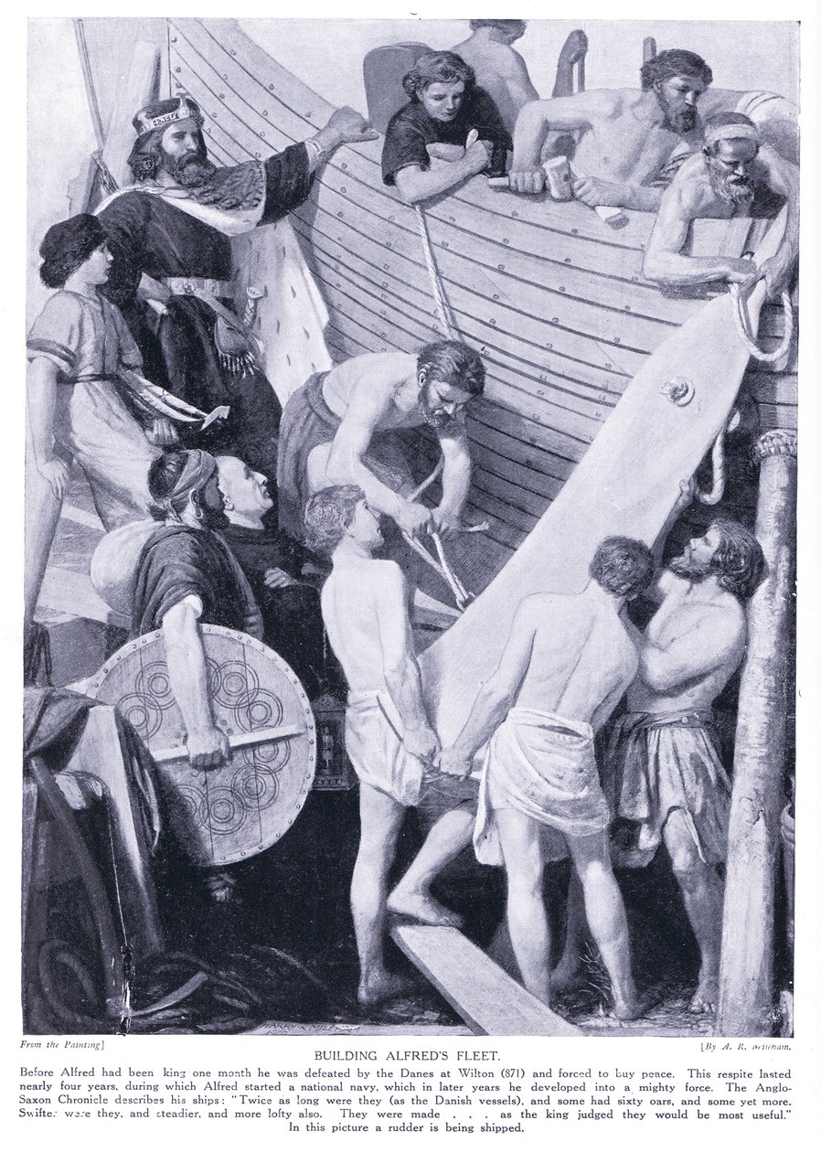 Budowa floty Alfredów, lata 20. autorstwa A.R. Mileham