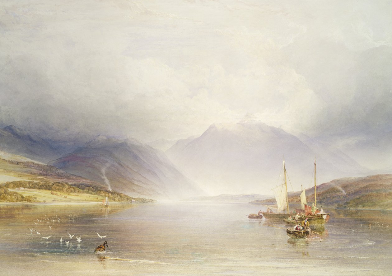 Loch Etive, Argyllshire autorstwa A.V. Copley Fielding