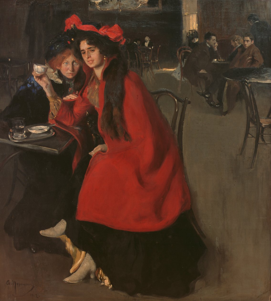 W kawiarni, 1902 autorstwa A. A. Murashko