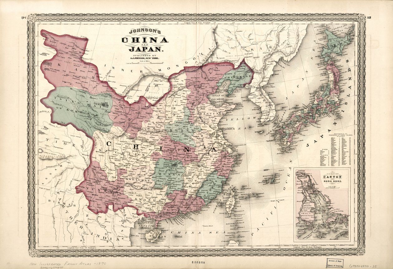 Chiny i Japonia Johnsona. autorstwa A. J. Johnson