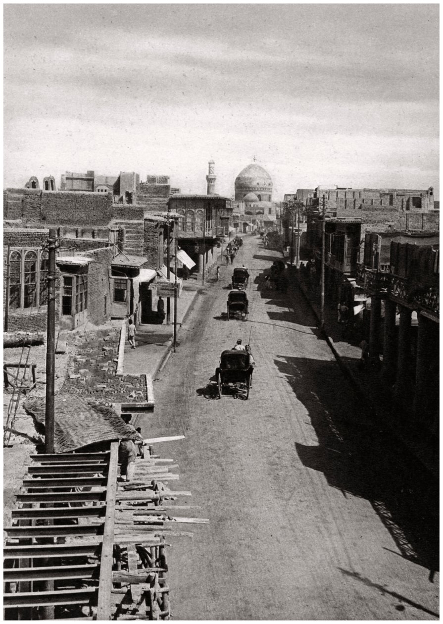 Ulica w Bagdadzie, Irak, 1925 autorstwa A. Kerim