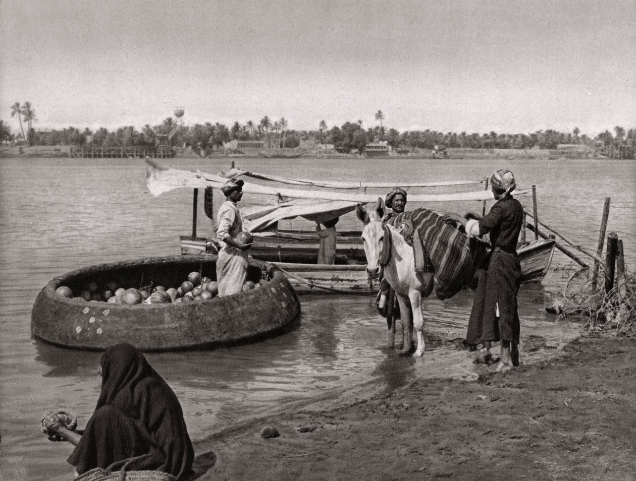 Transport w Iraku, 1925 autorstwa A. Kerim