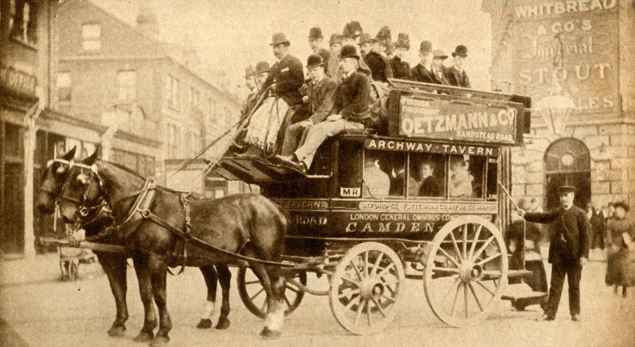 „Autobus z deską do noży”, 1900, 1933. autorstwa A Moull