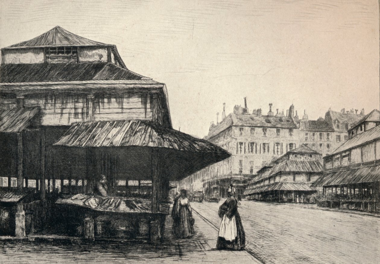 Rynek St Honore, 1915 autorstwa A. P. Martial