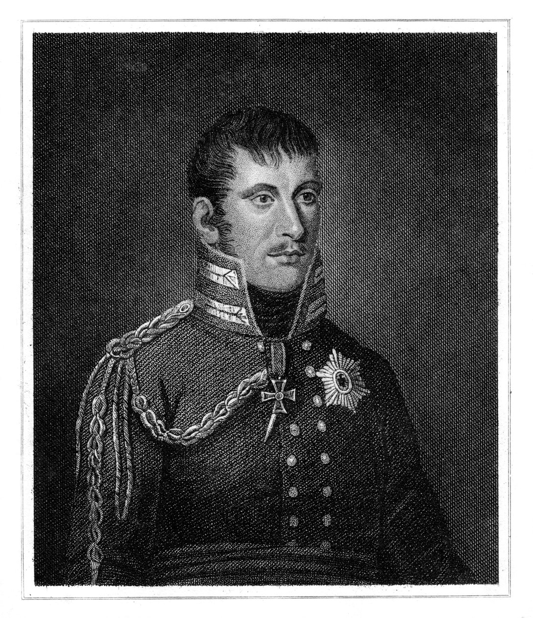Fryderyk Wilhelm III, król pruski, 1815. autorstwa A. Wheltier