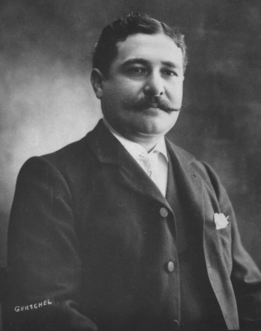 Leon Daudet, ok. 1893 r. autorstwa Aaron Gerschel
