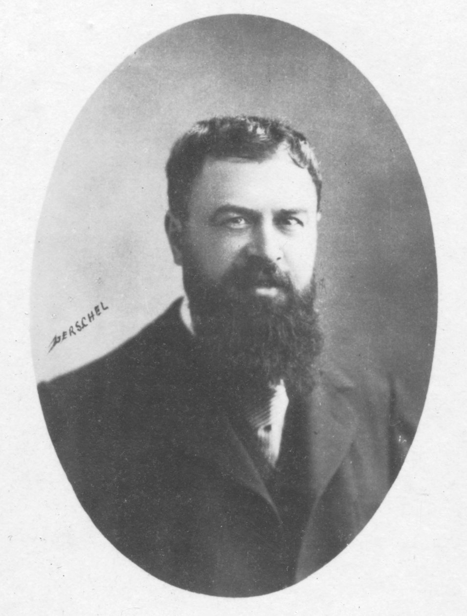 Tristan Bernard, ok. 1893 r. autorstwa Aaron Gerschel