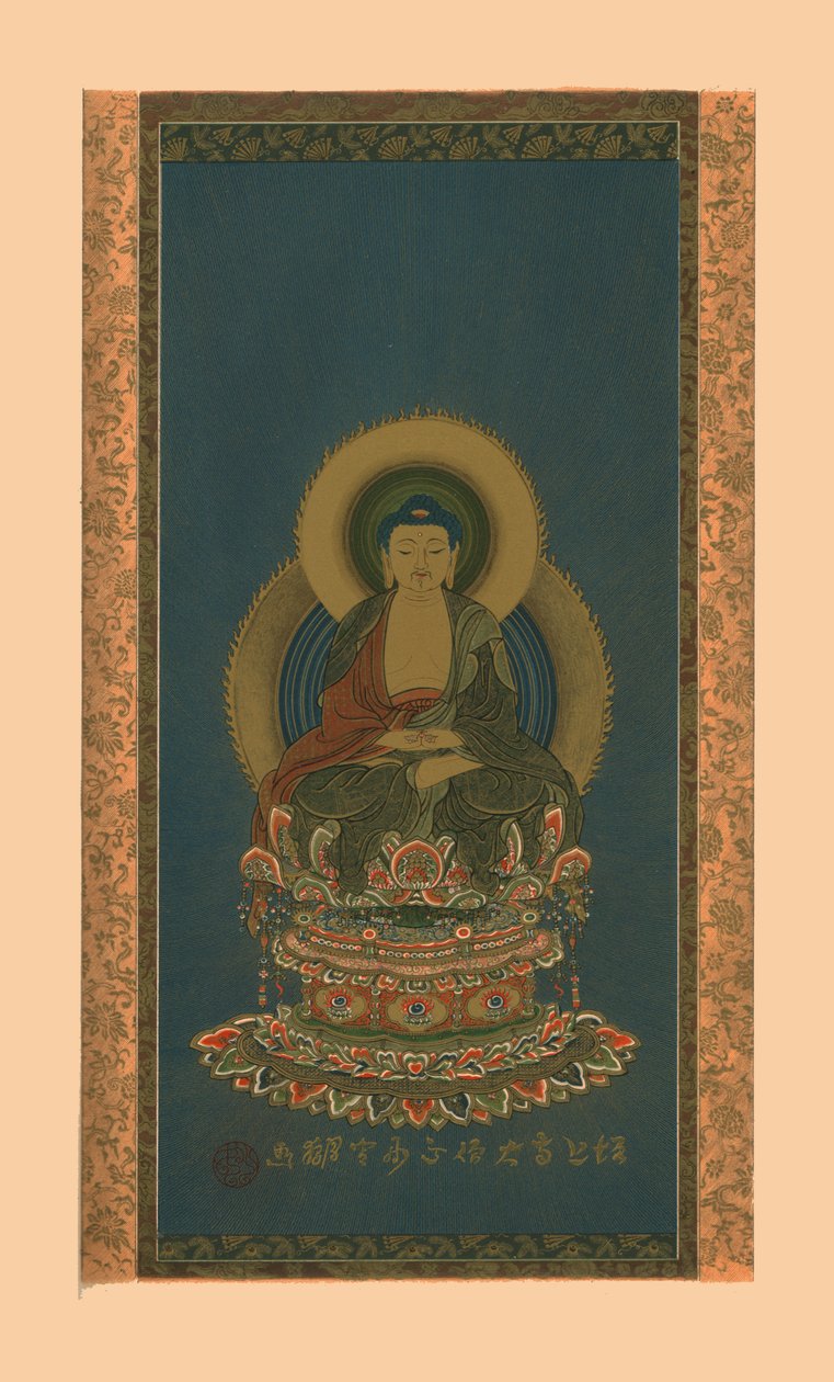 Amitabha, początek XIX wieku, 1886. autorstwa Abbot of Zojoji