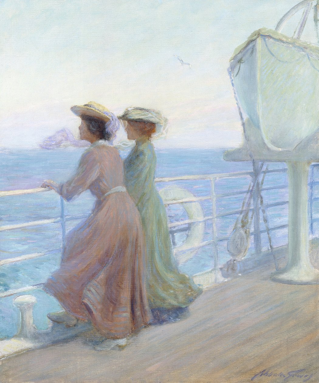 Blisko domu, ok. 1905 (olej na płótnie) autorstwa Abbott Fuller Graves