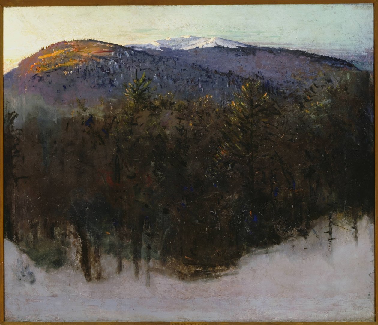 Monadnock, zimowy wschód słońca autorstwa Abbott Handerson Thayer