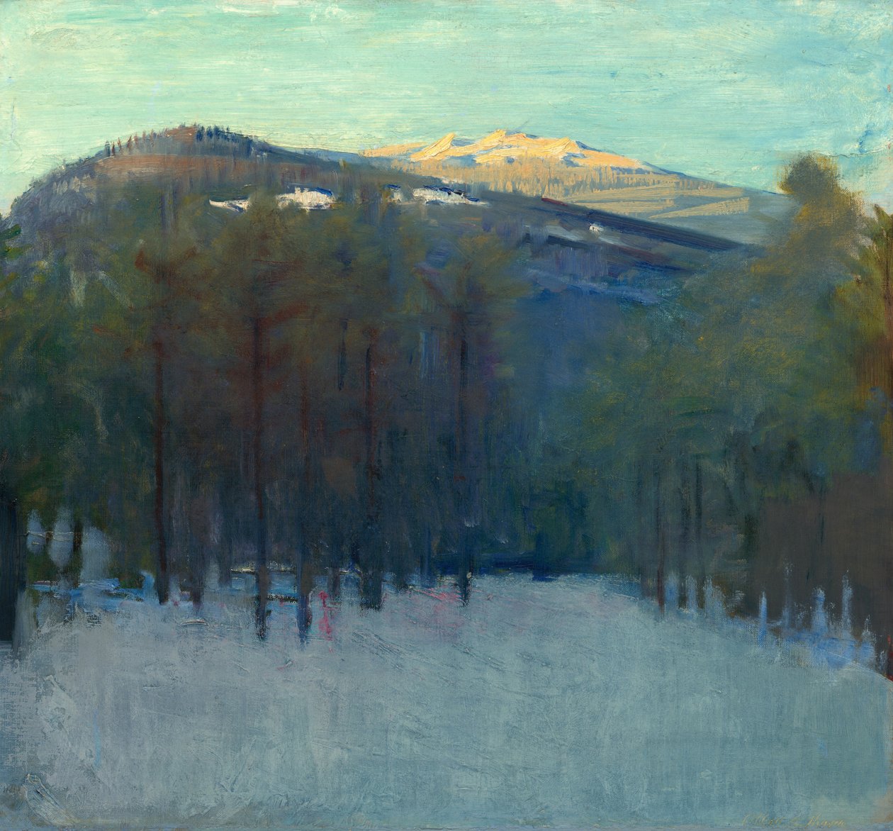 Góra Monadnock autorstwa Abbott Handerson Thayer