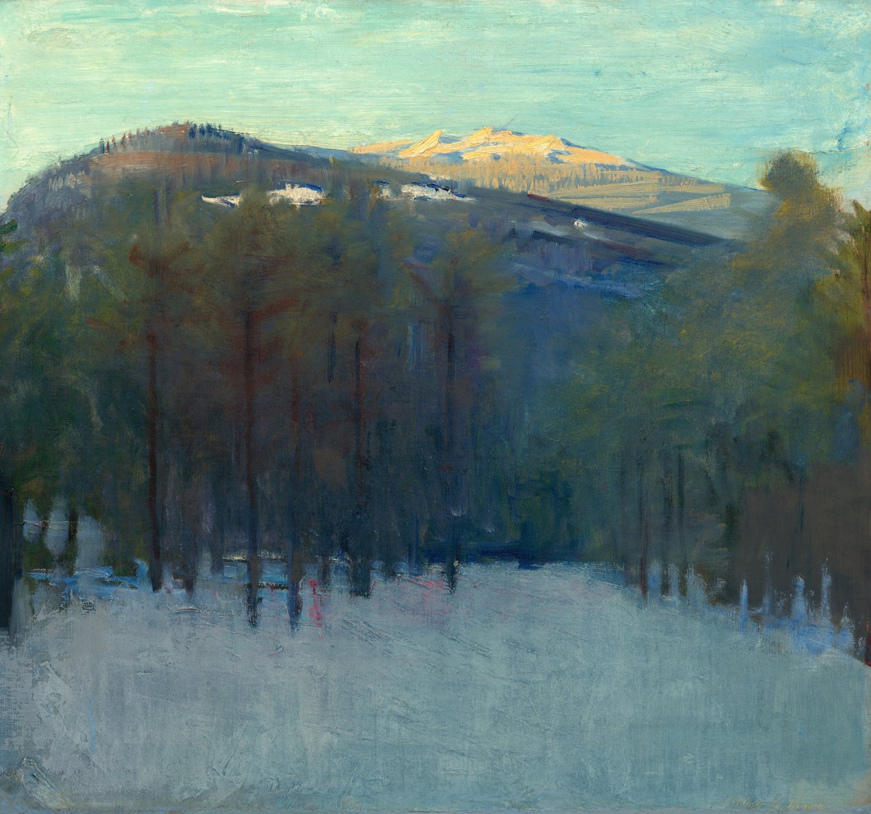 Góra Monadnock, prawdopodobnie 19111914. autorstwa Abbott Handerson Thayer