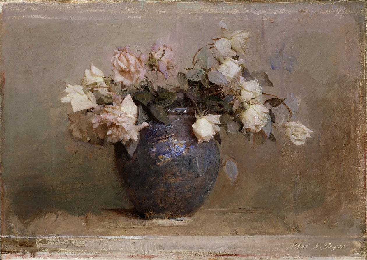 Róże autorstwa Abbott Handerson Thayer