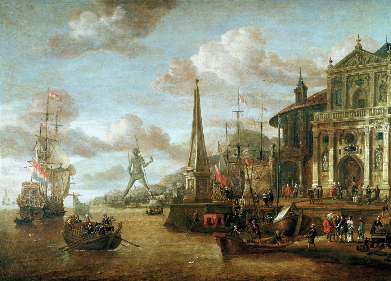 Port Rodos autorstwa Abraham Storck