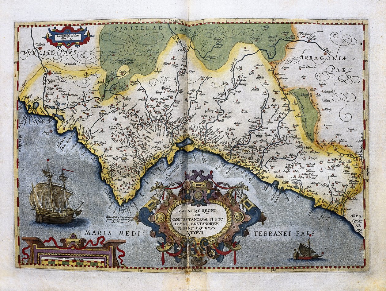 Theatrum Orbis Terrarum autorstwa Abraham (after) Ortelius