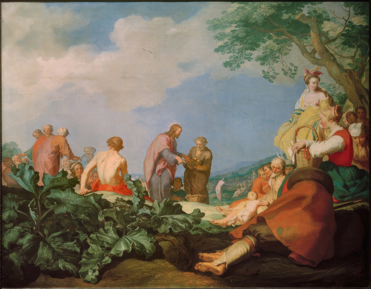 Cudowne rozmnożenie chleba autorstwa Abraham Bloemaert