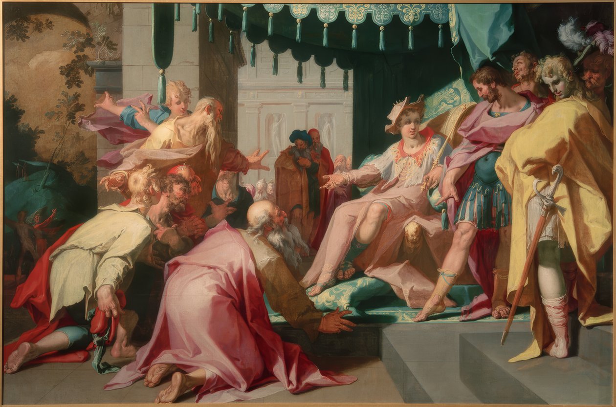 Józef i jego bracia autorstwa Abraham Bloemaert