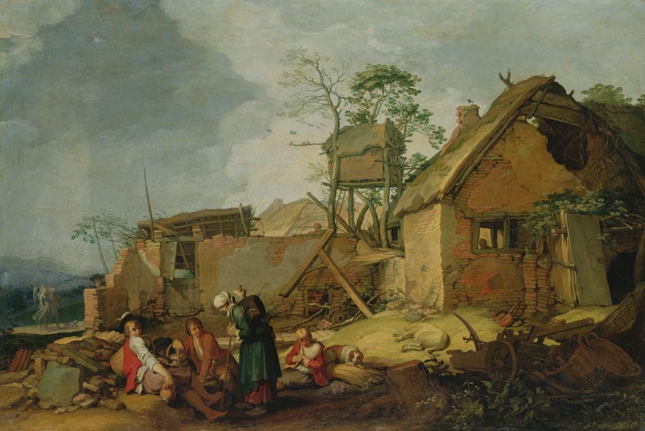 Krajobraz z gospodarstwem, 1629 autorstwa Abraham Bloemaert
