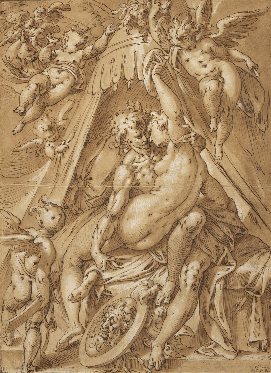 Mars i Wenus autorstwa Abraham Bloemaert