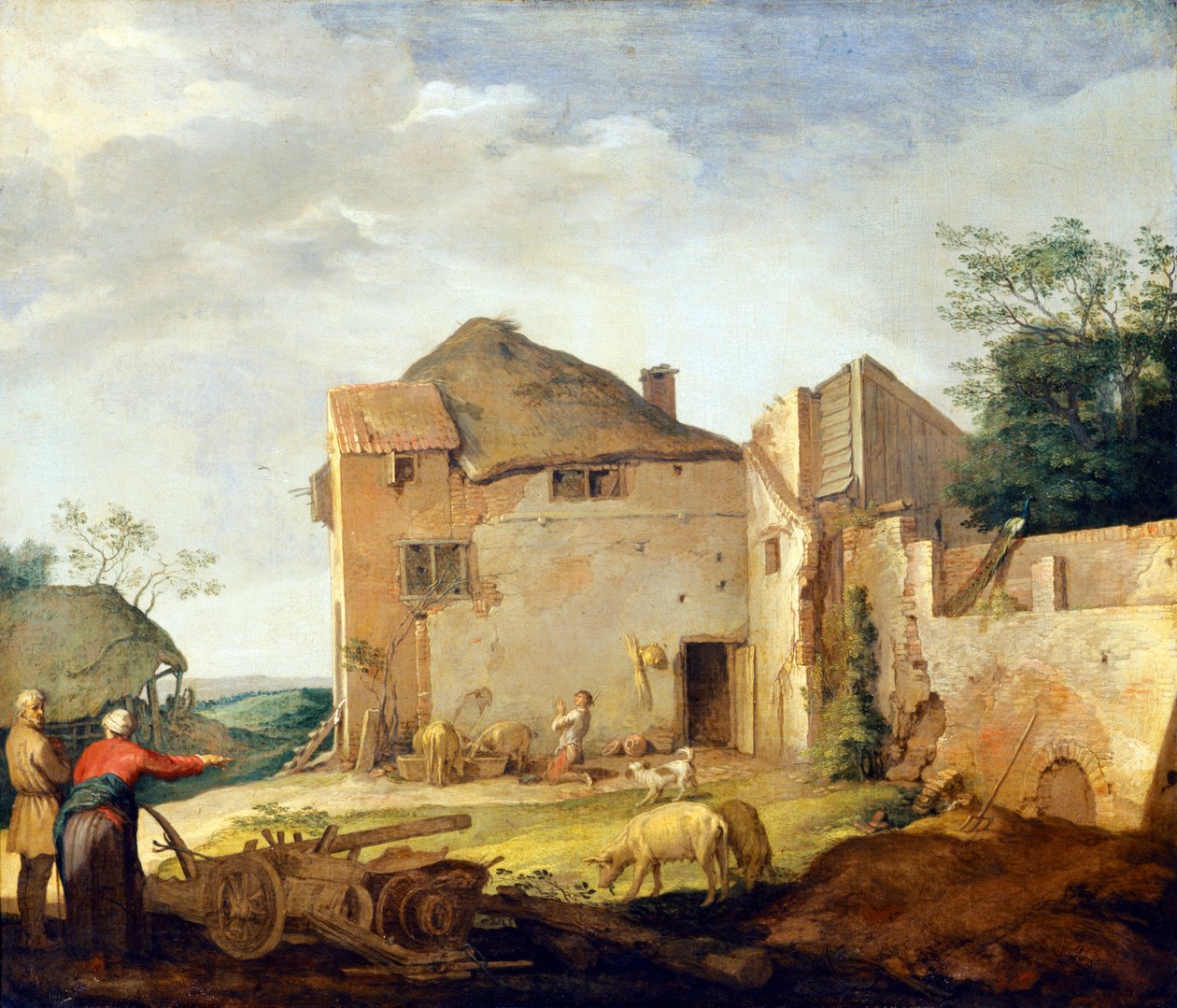 Syn marnotrawny jako stado świń autorstwa Abraham Bloemaert