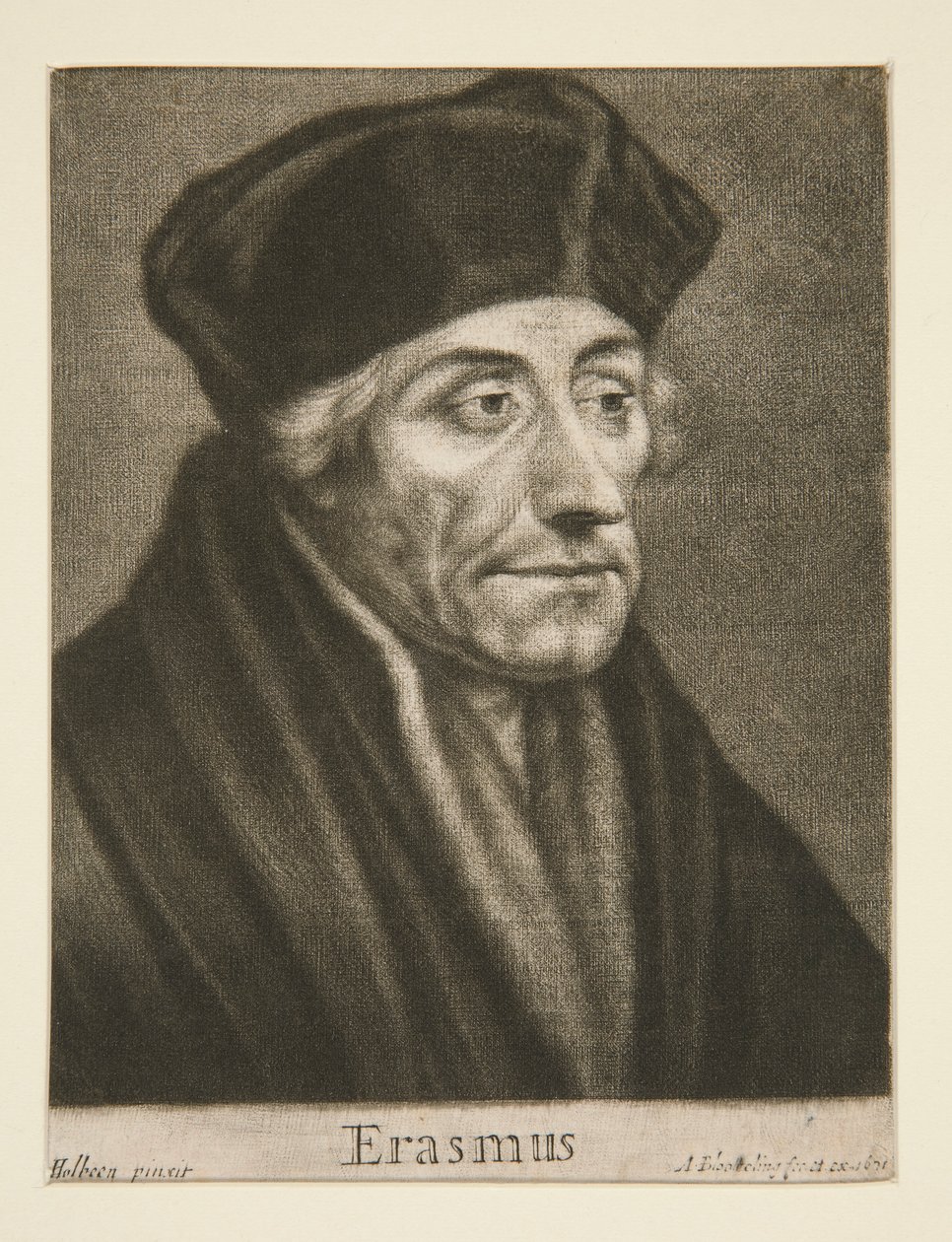 Erazm z Rotterdamu autorstwa Abraham Blooteling
