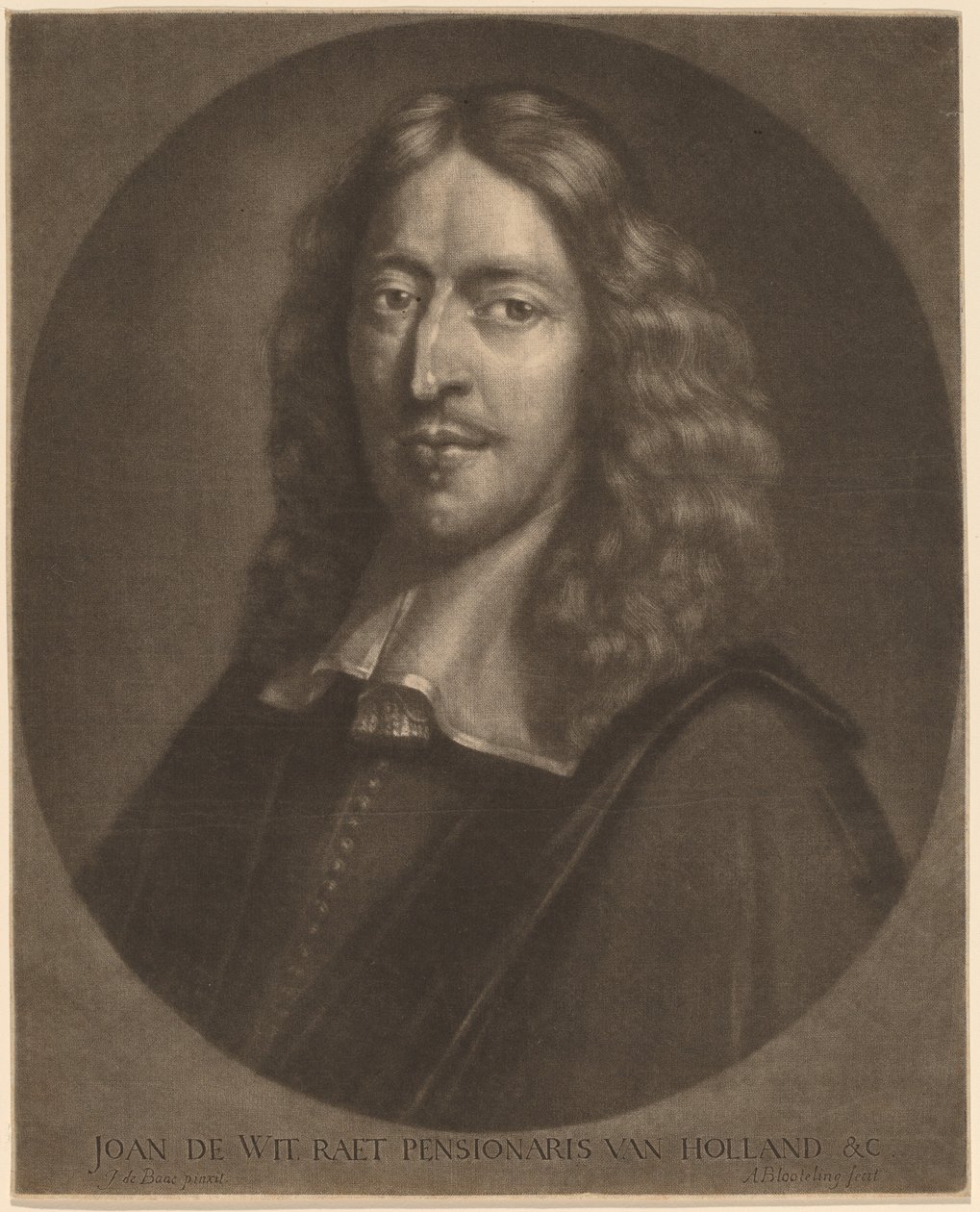 Johan de Wit autorstwa Abraham Blooteling after Pieter van der Banck