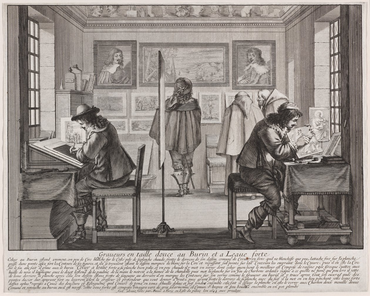Grawerzy autorstwa Abraham Bosse