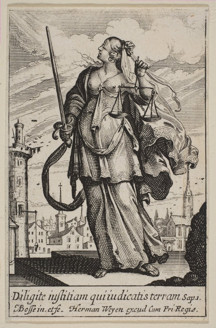 Sprawiedliwość, 1636. autorstwa Abraham Bosse