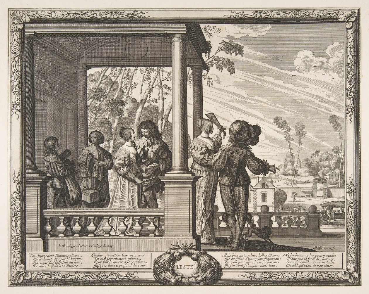 Letnie Lete, ok. godz. 1637. autorstwa Abraham Bosse