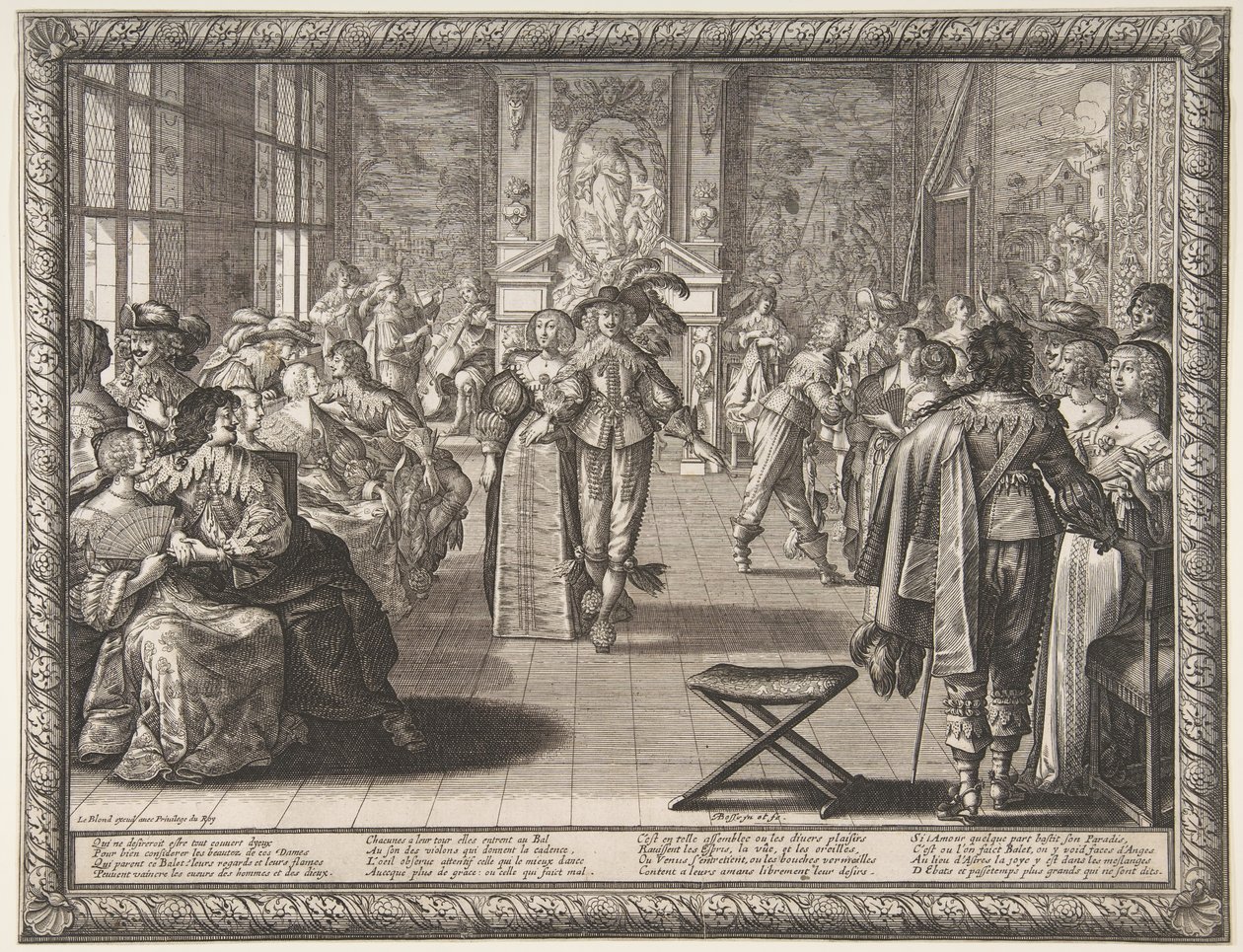 Bal, ok. godz. 1634. autorstwa Abraham Bosse