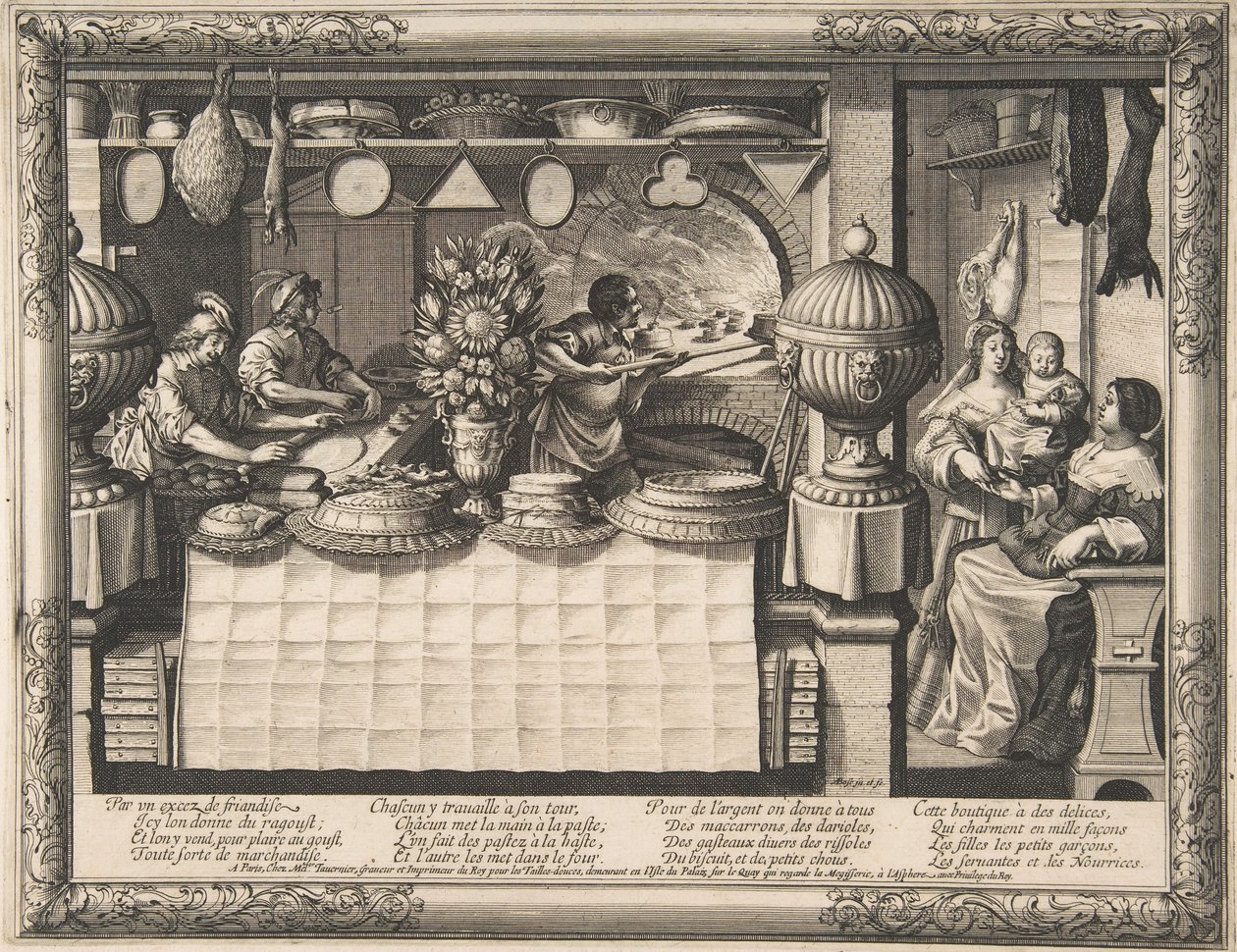 Cukiernik, 1632-35. autorstwa Abraham Bosse