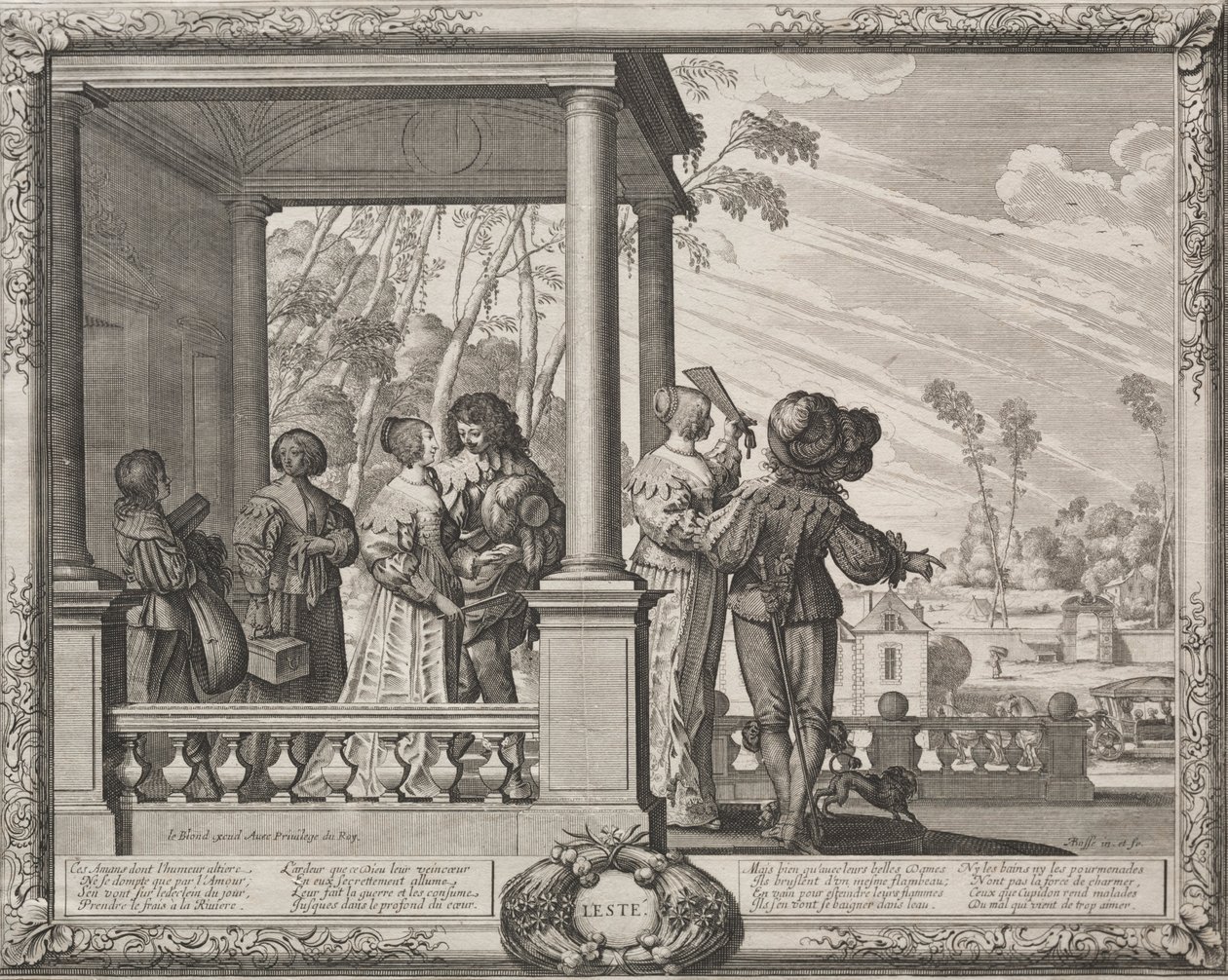 Cztery pory roku: lato, 1635. autorstwa Abraham Bosse