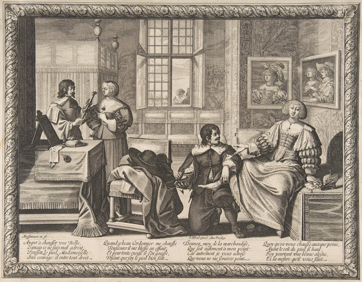Szewc, 1632-33. autorstwa Abraham Bosse