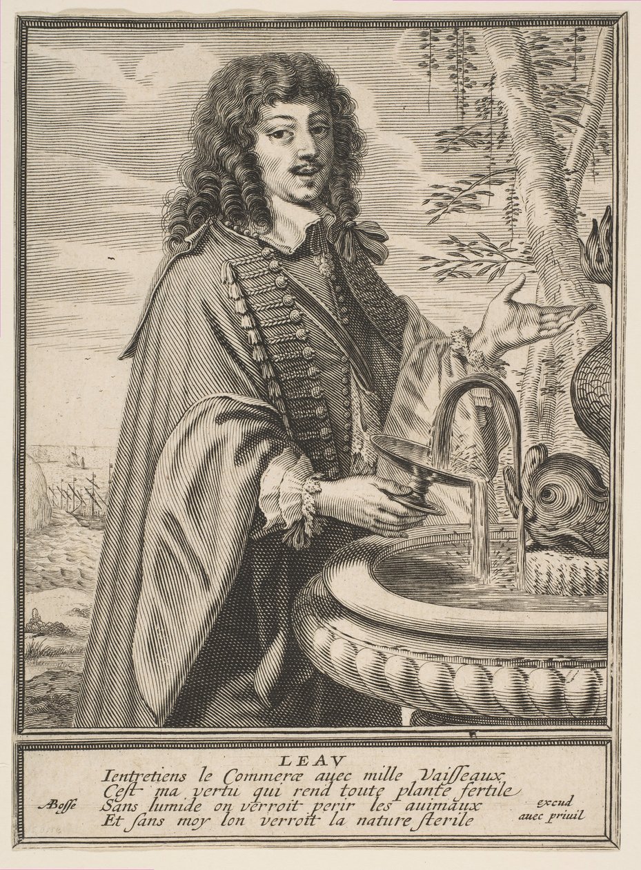 Woda, ok. 1630. autorstwa Abraham Bosse
