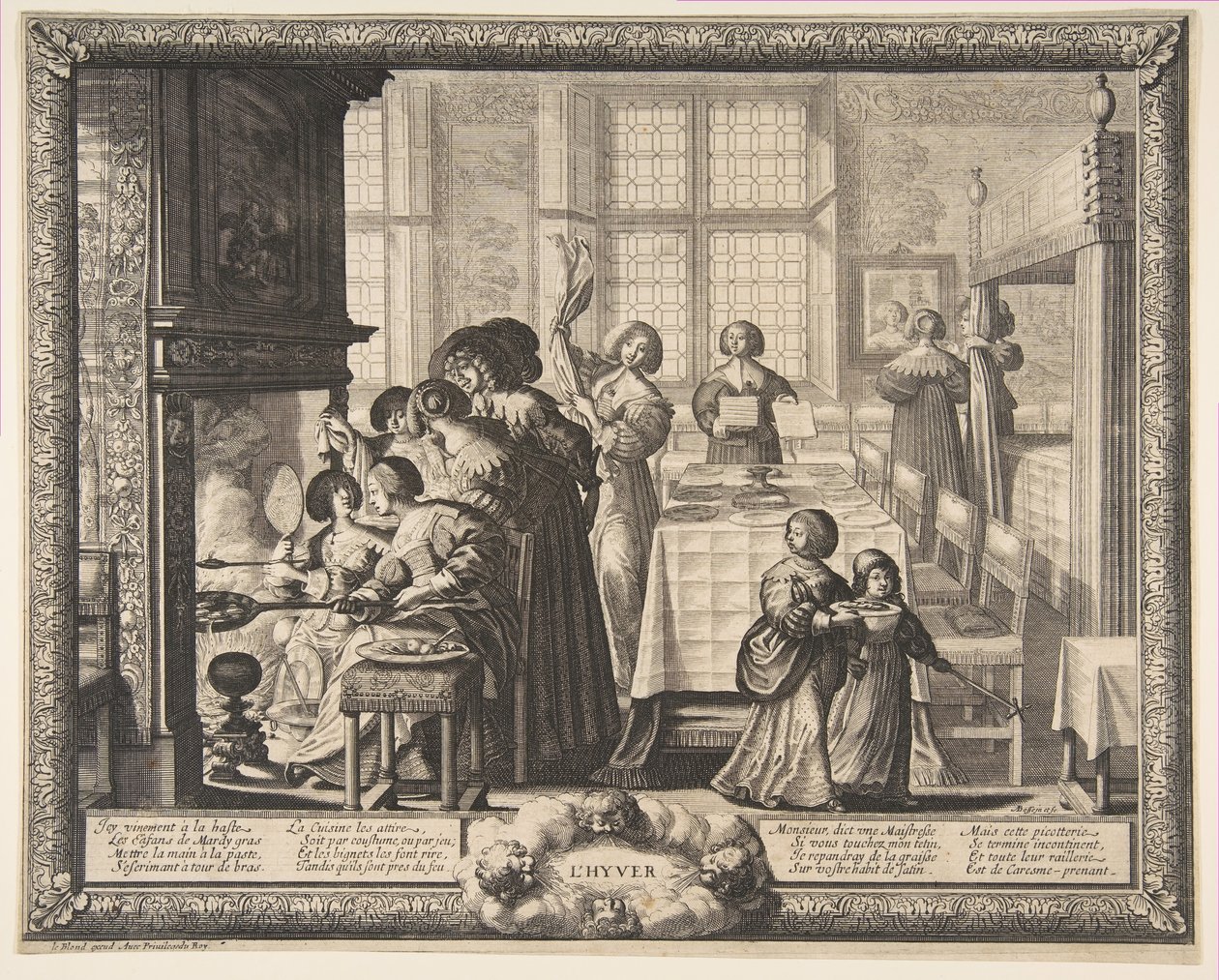 Zima, ok. godz. 1637. autorstwa Abraham Bosse