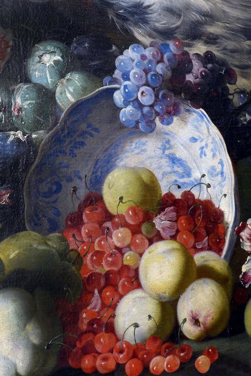 Kwiaty, owoce, ptaki autorstwa Abraham Brueghel