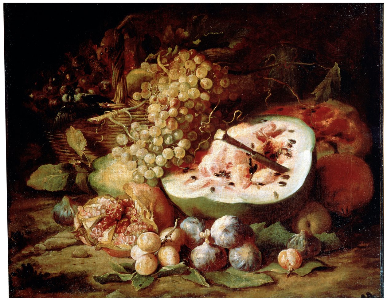 Owoce, lata 70. XVII wieku. autorstwa Abraham Brueghel